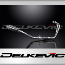 HONDA CBF500-A-ABS 2004-08 FULL EXHAUST SYSTEM 225mm CARBON OVAL SILENCER