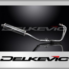 HONDA CBF500-A-ABS 2004-08 FULL EXHAUST SYSTEM 450mm CARBON OVAL SILENCER