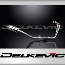 HONDA CBF500-A-ABS 2004-08 FULL EXHAUST SYSTEM 225mm STAINLESS OVAL SILENCER