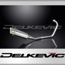 HONDA CBF125 2008-2015 FULL EXHAUST SYSTEM 200mm STAINLESS ROUND SILENCER