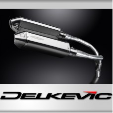 HONDA CB900F HORNET 01-09 HI LEV 320mm TRI STAINLESS BSAU SILENCER EXHAUST KIT