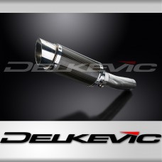 HONDA CB400SF HYPER VTEC NC42 2007-2015 200mm ROUND CARBON  EXHAUST KIT