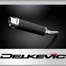 CB400SF HYPER VTEC 2007-2015 / DL10 ROUND 350mm (14 inch) CARBON FIBRE SILENCER