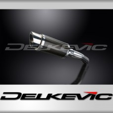 HONDA CB400SF HYPER VTEC NC39 99-01 200mm ROUND CARBON  EXHAUST KIT