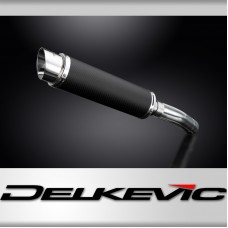 HONDA CB400SF HYPER VTEC NC39 99-01 350mm CARBON ROUND BSAU SILENCER EXHAUST KIT