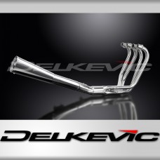 HONDA CB550K 1974-76 FULL 4-1 STAINLESS STEEL EXHAUST CLASSIC MEGAPHONE SILENCER