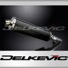 Honda NC750S 2014-2020 450mm Oval Carbon Exhaust Silencer Can Kit