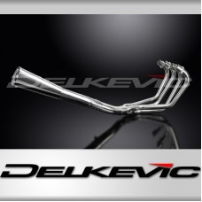 HONDA CB750F1 75-76 FULL 4-1 STAINLESS STEEL EXHAUST CLASSIC MEGAPHONE SILENCER