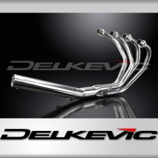 HONDA CB350F 1972-74 FULL 4-1 STAINLESS STEEL EXHAUST CLASSIC STRAIGHT SILENCER