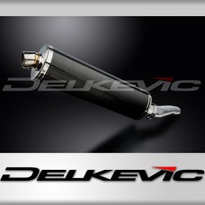 HONDA CB500 SPORT 1994-2003 450mm OVAL CARBON BSAU SILENCER EXHAUST KIT