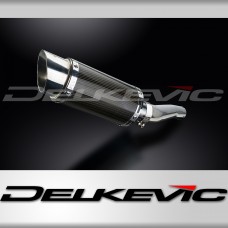 HONDA CB500 SPORT 1994-2003 200mm ROUND CARBON  SILENCER EXHAUST KIT