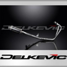 HONDA CB500 SPORT 1994-2003 FULL EXHAUST SYSTEM 225mm CARBON OVAL SILENCER