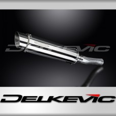 HONDA CB500F 2013-2015 350mm ROUND STAINLESS BSAU SILENCER EXHAUST KIT