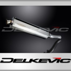 Honda CB500F 2016-2023 450mm OVAL STAINLESS BSAU SILENCER EXHAUST KIT