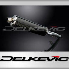 HONDA CB1100A 2013-2017 450mm OVAL CARBON BSAU SILENCER EXHAUST KIT