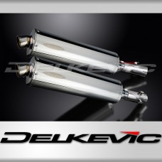 HONDA CB1300DC X-4 1997-2003 450mm OVAL STAINLESS BSAU SILENCER EXHAUST KIT