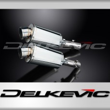 HONDA CB1300DC X-4 1997-2003 225mm OVAL STAINLESS SILENCER EXHAUST KIT