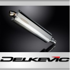 ROYAL ENFIELD HIMALAYAN 410 2016-2024 450mm OVAL STAINLESS SILENCER EXHAUST KIT