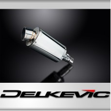 ROYAL ENFIELD HIMALAYAN 410 2016-2024 225mm OVAL STAINLESS SILENCER EXHAUST KIT