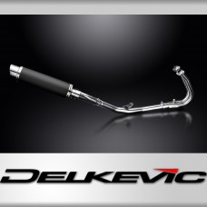 KAWASAKI NINJA 400 Z400 2018-24 FULL EXHAUST 350mm CARBON ROUND BSAU SILENCER