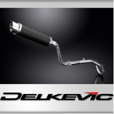 HONDA CRF250L 2017-2020 FULL EXHAUST SYSTEM 350mm CARBON ROUND BSAU SILENCER