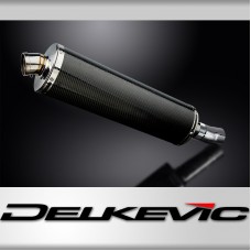 HONDA CB1000R NEO 2018-19 450mm OVAL CARBON BSAU SILENCER EXHAUST KIT