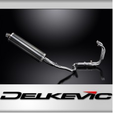 Kawasaki Versys-X 300 2017-2023 Full Exhaust 2-1 450mm Oval Carbon Silencer