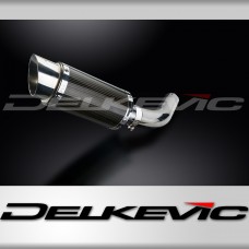 HONDA VFR800Fi 1998-2001 200mm ROUND CARBON  SILENCER EXHAUST KIT