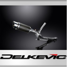 Suzuki DL650 V-Strom 2017-2023 200mm Round Carbon Exhaust Silencer Can Kit