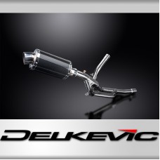 Suzuki DL650 V-Strom 2017-2023 225mm Oval Carbon Exhaust Silencer Can Kit