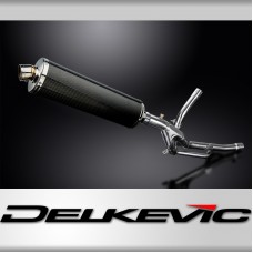 Suzuki DL650 V-Strom 2017-2023 450mm Oval Carbon Exhaust Silencer Can Kit