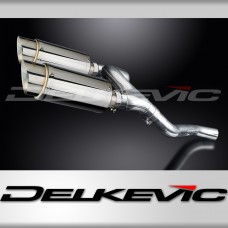 HONDA VFR800 VTEC 2002-2013 200mm ROUND STAINLESS SILENCER EXHAUST KIT