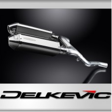 HONDA VFR800 VTEC 2002-2013 320mm TRI STAINLESS BSAU SILENCER EXHAUST KIT