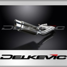 HONDA CBR1000RR FIREBLADE 08-15 200mm ROUND CARBON  SILENCER EXHAUST KIT