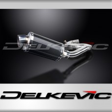 HONDA CBR1000RR FIREBLADE 08-15 225mm OVAL CARBON SILENCER EXHAUST KIT