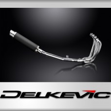 KAWASAKI ZRX1100 ZRX1200 97-07 4-1 EXHAUST 350mm CARBON ROUND BSAU SILENCER