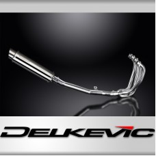 KAWASAKI ZRX1100 ZRX1200 97-07 4-1 EXHAUST 350mm STAINLESS ROUND BSAU SILENCE