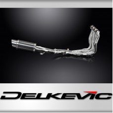 YAMAHA FZ1 FAZER FZ1S 06-15 FULL 4-1 EXHAUST 200mm CARBON ROUND SILENCER