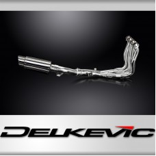 YAMAHA FZ1 FAZER FZ1S 06-15 FULL 4-1 EXHAUST 200mm STAINLESS ROUND SILENCER