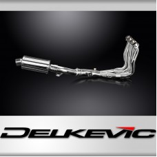 YAMAHA FZ1 FAZER FZ1S 06-15 FULL 4-1 EXHAUST 225mm STAINLESS OVAL SILENCER 