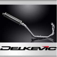 HONDA CRF1000L AFRICA TWIN 16-19 FULL EXHAUST 450mm CARBON OVAL BSAU SILENCER