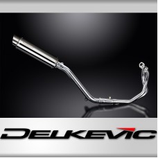 HONDA CRF1000L AFRICA TWIN 16-19 FULL EXHAUST350mm STAINLESS ROUND BSAU SILENCER