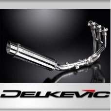 TRIUMPH STREET TRIPLE 675 13-16 DECAT FULL EXHAUST System 350mm ROUND STAINLESS