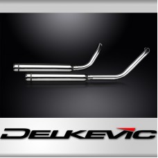 KAWASAKI MEAN STREAK EXHAUST VN1500 VN1600 02-08 2-2 550mm BULL NOSE SILENCER