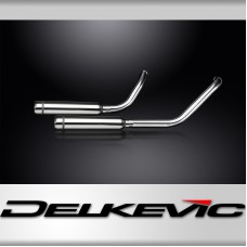 KAWASAKI MEAN STREAK EXHAUST VN1500 VN1600 02-08 2-2 410mm BULL NOSE SILENCER