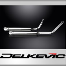 KAWASAKI MEAN STREAK EXHAUST VN1500 VN1600 02-08 2-2 550mm SLASH CUT SILENCER