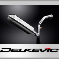 BMW G310R G310GS 2017-20 DECAT EXHAUST SYSTEM 320mm STAINLESS TRI BSAU SILENCER 