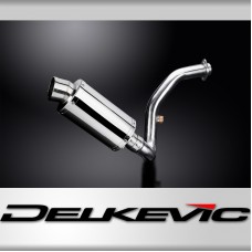 BMW G310R G310GS 2017-20 DECAT EXHAUST SYSTEM 225mm STAINLESS OVAL SILENCER 