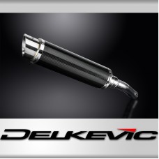 Honda CMX500 Rebel 2017-2024 350mm CARBON ROUND BSAU SILENCER EXHAUST KIT 