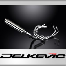 HONDA VFR800X CROSSRUNNER 11-14 FULL EXHAUST 350mm STAINLESS ROUND SILENCER 